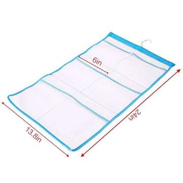 Phying Mesh Bath Organizers for Shower with Hook, Quick Dry Hanging Shower Caddy College, Bath Stora...