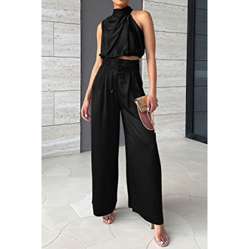 PRETTYGARDEN Women's Chic 2 Piece Outfit Set for Summer