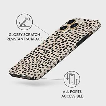 BURGA Stylish iPhone 13 Pro Case - Trendy, Durable Protection