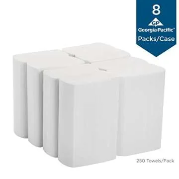 Georgia-Pacific Premium 1-Ply Multifold Paper Towels - 2000 Count, Eco-Friendly & Strong