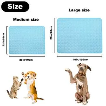 JUISEE Dog Cooling Mat for Pets - Stay Cool & Comfortable
