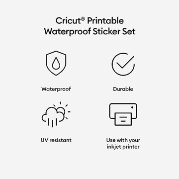 Cricut Holographic Waterproof Sticker Paper (5 Ct)