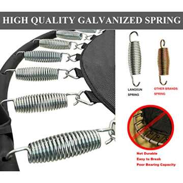 LANGXUN Panda Trampoline - Safe Fun for Kids Age 2-10