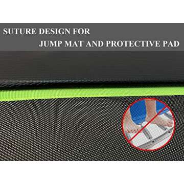 LANGXUN Panda Trampoline - Safe Fun for Kids Age 2-10