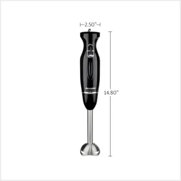 OVENTE 300W Hand Blender - 2 Speed, Easy Grip