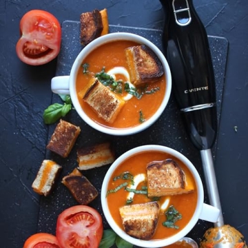 OVENTE 300W Hand Blender - 2 Speed, Easy Grip