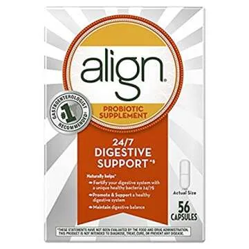 Align Probiotic Supplement, 56 Count for Digestive Health
