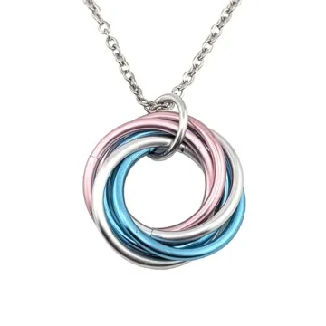 Mobii PRIDE Necklaces - Multicolor Pendant & Infinity Loop Design