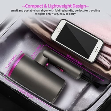 Professional Ionic Foldable Hair Dryer for Fast Drying