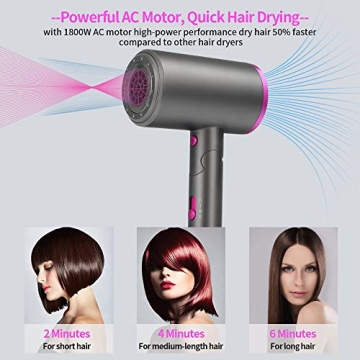 Professional Ionic Foldable Hair Dryer for Fast Drying