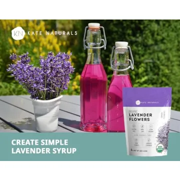 Kate Naturals Organic Dried Lavender Flowers for Culinary Use