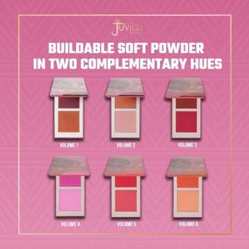 Juvia's Place Blushed Duo Blush Volume 4 for All Skin Types