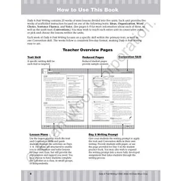 Evan-Moor Daily 6-Trait Writing, Grade 4 Workbook