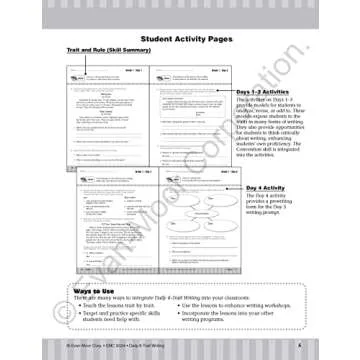 Evan-Moor Daily 6-Trait Writing, Grade 4 Workbook