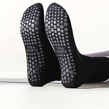 Yoga Socks with Grips for Women - Non-Slip Comfort Socks