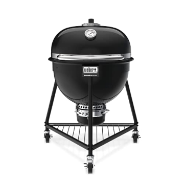 Weber Summit Kamado E6 Charcoal Grill in Black