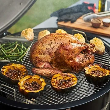 Weber Summit Kamado E6 Charcoal Grill in Black