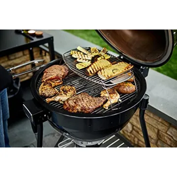 Weber Summit Kamado E6 Charcoal Grill in Black