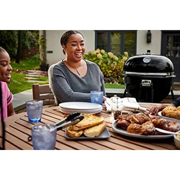 Weber Summit Kamado E6 Charcoal Grill in Black