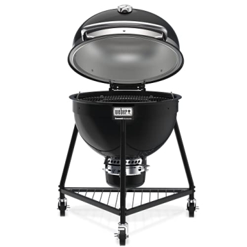 Weber Summit Kamado E6 Charcoal Grill in Black