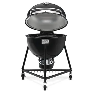 Weber Summit Kamado E6 Charcoal Grill in Black