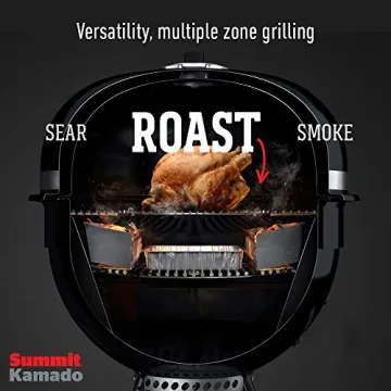 Weber Summit Kamado E6 Charcoal Grill in Black