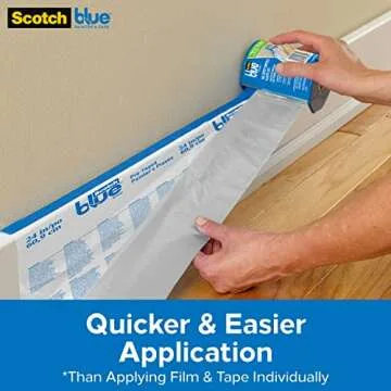 ScotchBlue Pre Plastic Painter's Tape with Dispenser