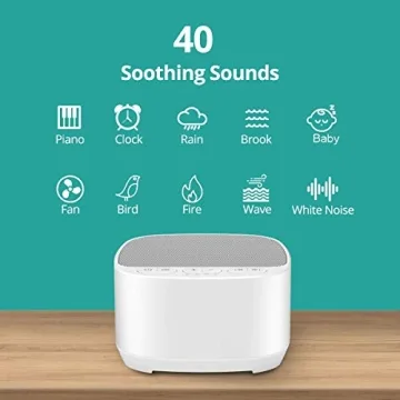 Magicteam White Noise Machine for Sleep with Sounds and Timer