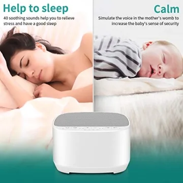 Magicteam White Noise Machine for Sleep with Sounds and Timer