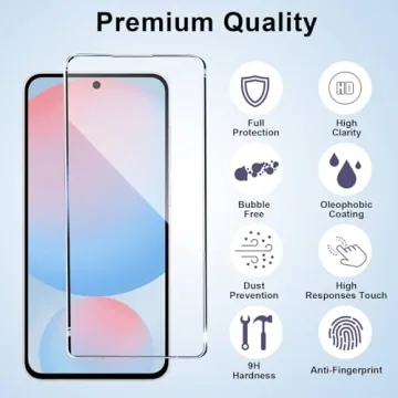 Xiezezei Galaxy S24 FE Screen Protector Dual Pack