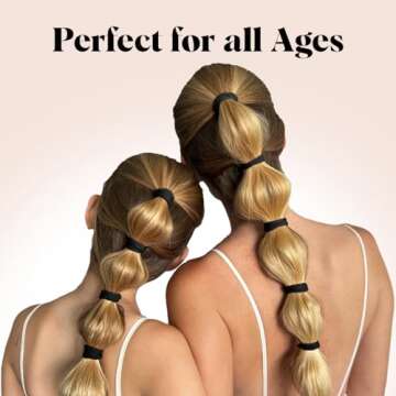 Kitsch Elastic Hair Ties - No Damage & Versatile 20 Pack