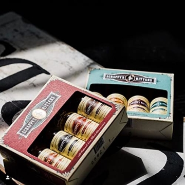 Scrappy's Bitters The New Classics Gift Set, 4 ct, 0.5oz (Lavender, Cardamom, Black Lemon, and Orleans) - Organic Ingredients, Finest Herbs & Zests, No Extracts, Artificial Flavors, Chemicals or Dyes