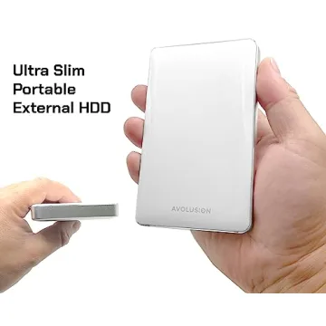 Avolusion T1 Series 1TB USB Portable External Hard Drive