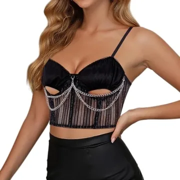 Mocure Halloween Punk Crop Top for Stylish Women