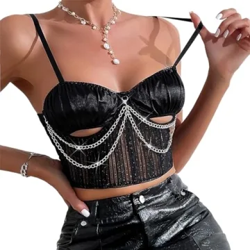 Mocure Halloween Punk Crop Top for Stylish Women