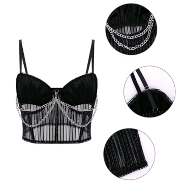 Mocure Halloween Punk Crop Top for Stylish Women