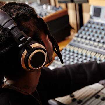 Status Audio CB-1 Studio Monitor Headphones - Black & Gold