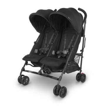 UPPAbaby G-Link V2 Double Umbrella Stroller with XL Canopy and Basket