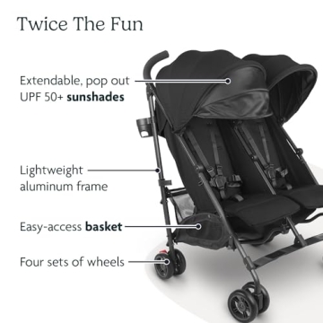 UPPAbaby G-Link V2 Double Umbrella Stroller Lightweight