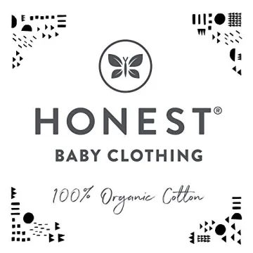 HonestBaby 2-Pack Sleep and Play Footed Pajamas One-Piece Sleeper Jumpsuit Zip-Front Pjs Organic Cotton for Baby Girls, Unisex, Rose Blossom/Love Dot, 0-3 Months