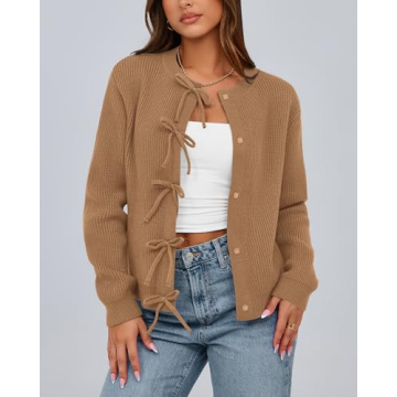 Stylish Bow Cardigan for Women - Comfort Meets Elegance