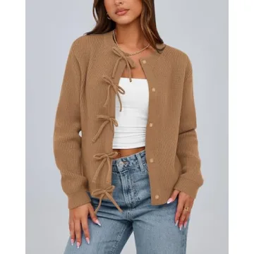 Stylish Bow Cardigan for Women - Comfort Meets Elegance