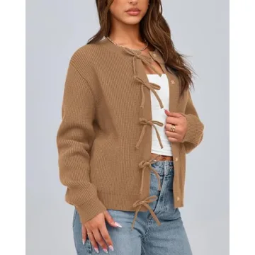 Stylish Bow Cardigan for Women - Comfort Meets Elegance
