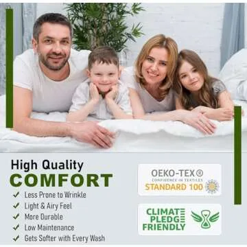 RUVANTI 100% Cotton Twin Sheets Set, 3 Pieces, Soft & Breathable Percale Weave Bedding, Deep Pocket 16", Hotel Standard, Crisp Cool Feel, Durable, Perfect Floral Bed Sheet, Phulkari