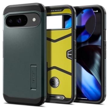Spigen Tough Armor for Pixel 9/9 Pro - Military-Grade Protection & Kickstand