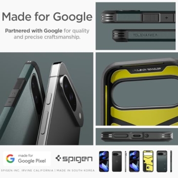 Spigen Tough Armor Pixel 9/9 Pro Case - Abyss Green
