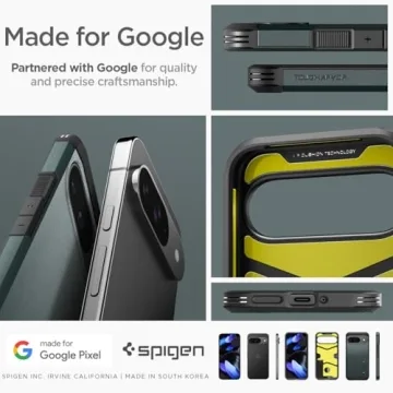 Spigen Tough Armor Pixel 9/9 Pro Case - Abyss Green