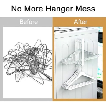 Magnetic Hanger Organizer for Easy Laundry Storage