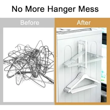 Magnetic Hanger Organizer for Easy Laundry Storage