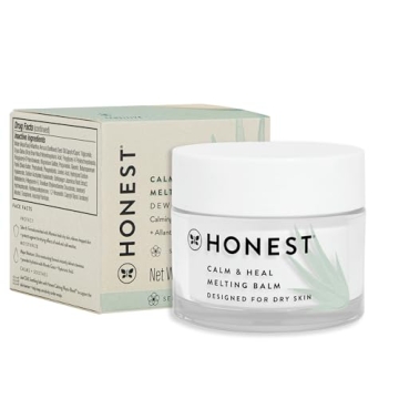 Honest Beauty Calm + Heal Melting Balm | Ultra-Rich Vegan Moisturizer for Sensitive Skin - 1.7 oz